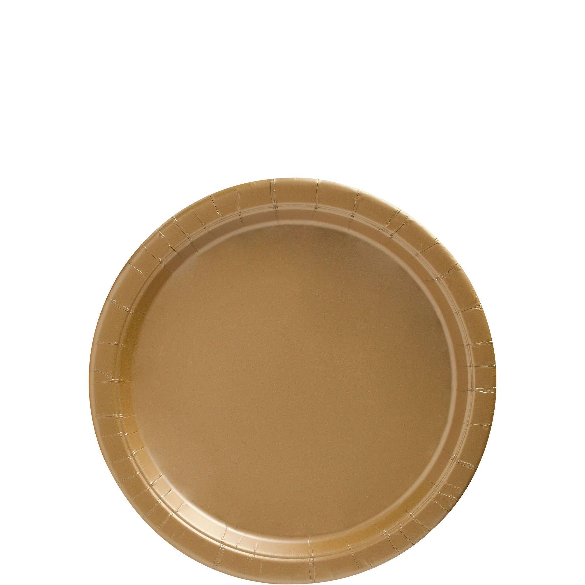 Extra Sturdy Paper Dessert Plates. 6.75in. Assorted Colors. Multiple Counts - Image 21