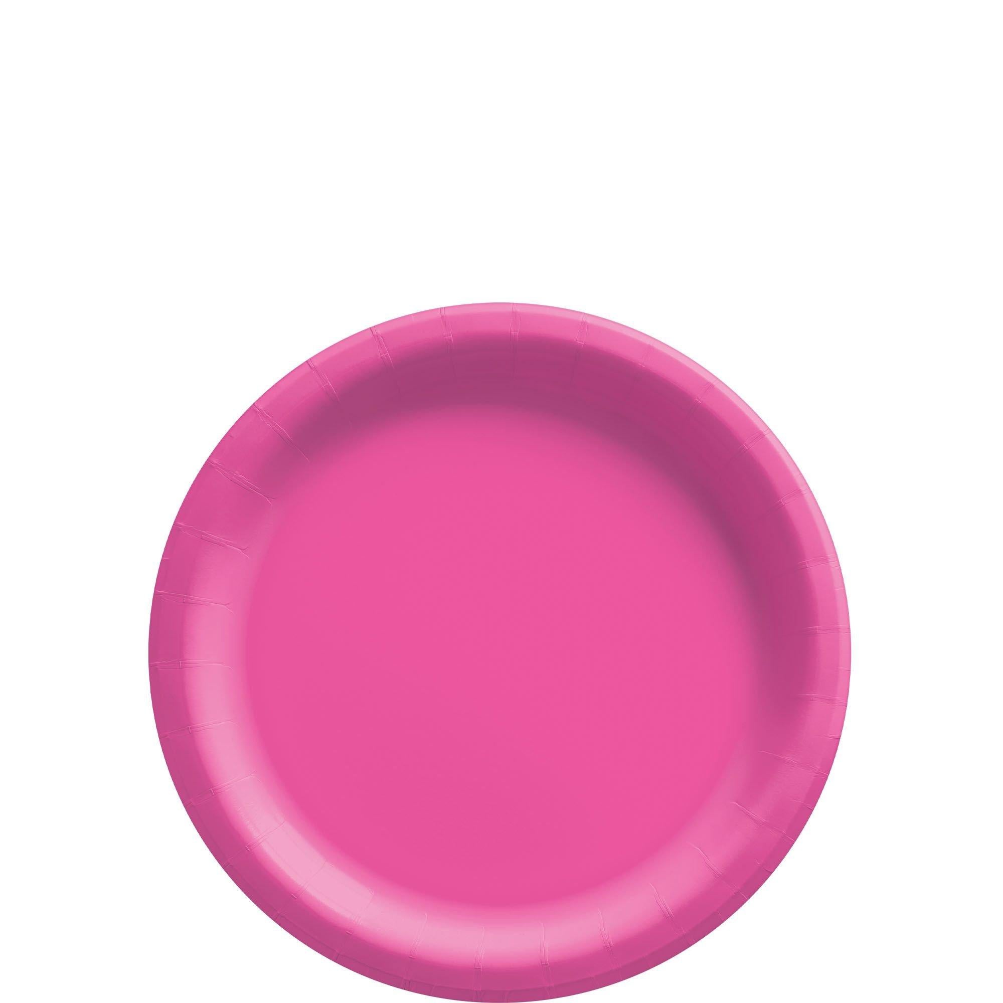 Extra Sturdy Paper Dessert Plates. 6.75in. Assorted Colors. Multiple Counts - Image 27