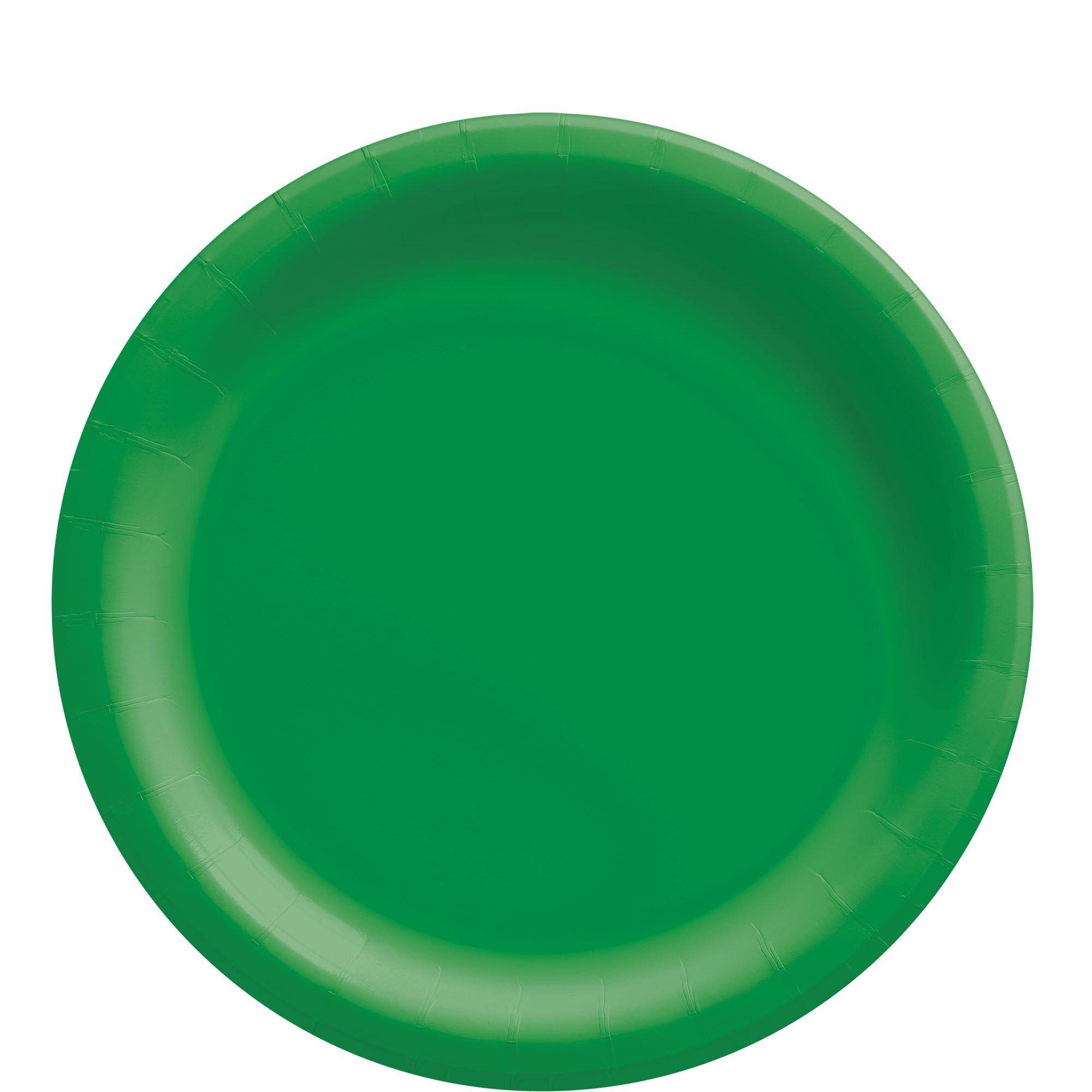 Extra Sturdy Paper Lunch Plates. 8.5in. Assorted Colors. Multiple Counts - Image 12