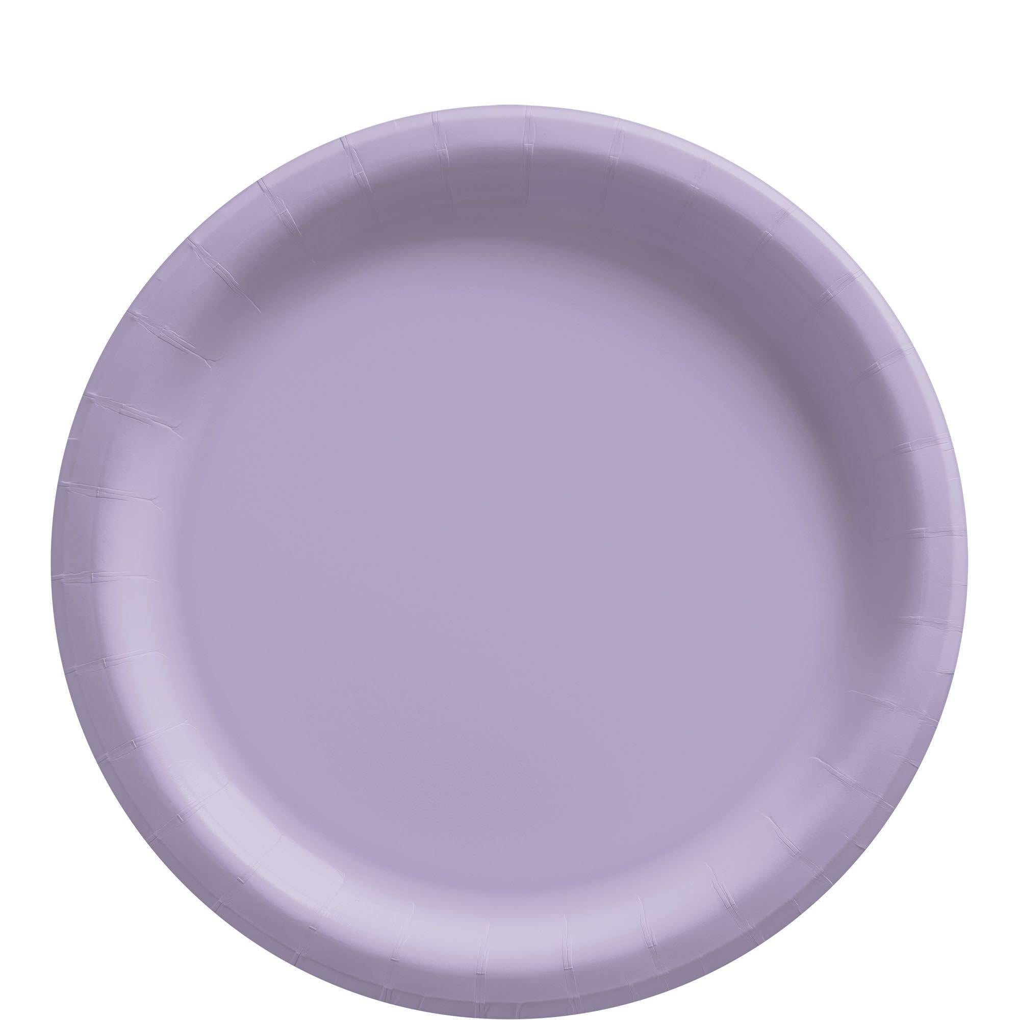 Extra Sturdy Paper Lunch Plates. 8.5in. Assorted Colors. Multiple Counts - Image 28