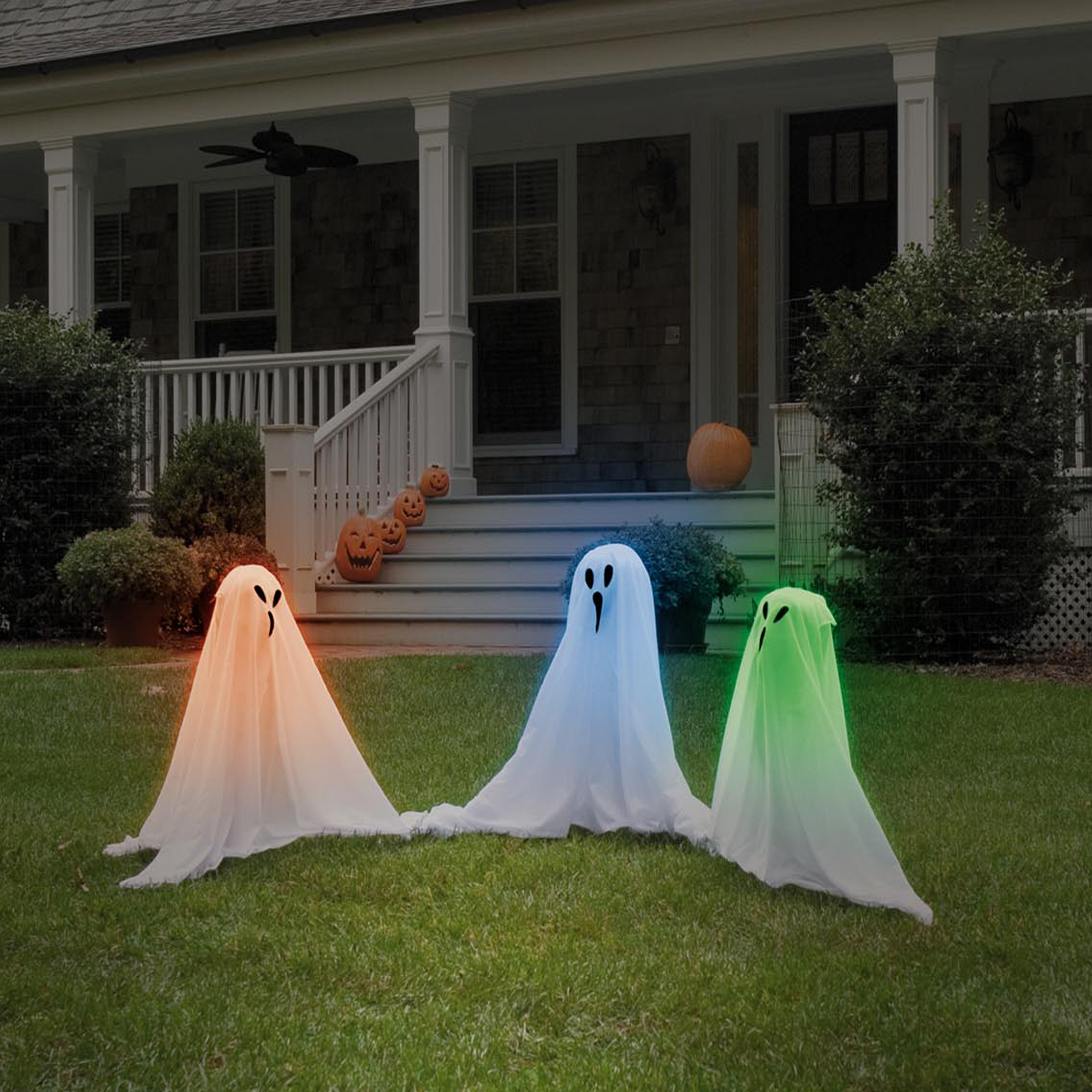 30-inch Ghost Trio Lawn Decoration - Image 2