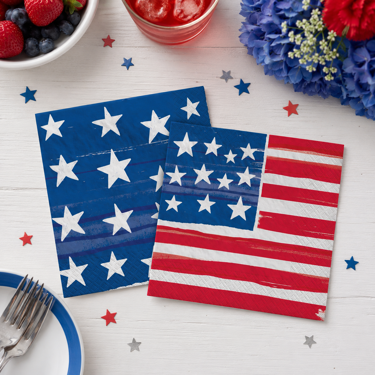 Painted Patriotic Party Kit for 16 Guests - Image 3