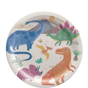 Diggin Dinos Paper Plate. 8ct. Assorted Options