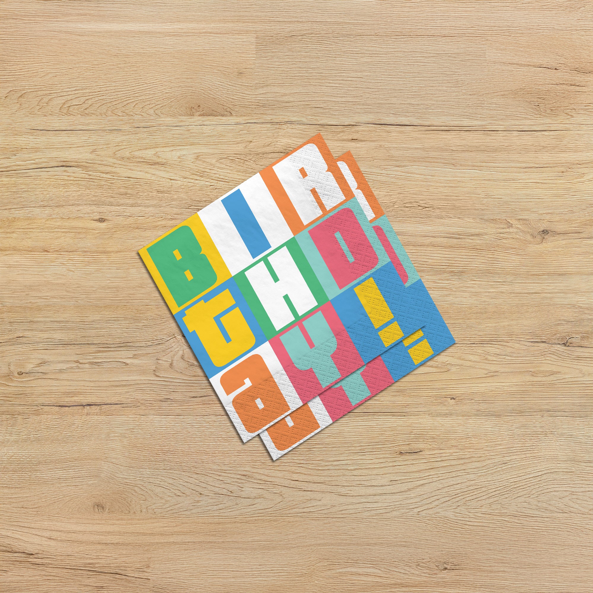 Colorful Collage Napkins. 16ct. Assorted Options - Image 9
