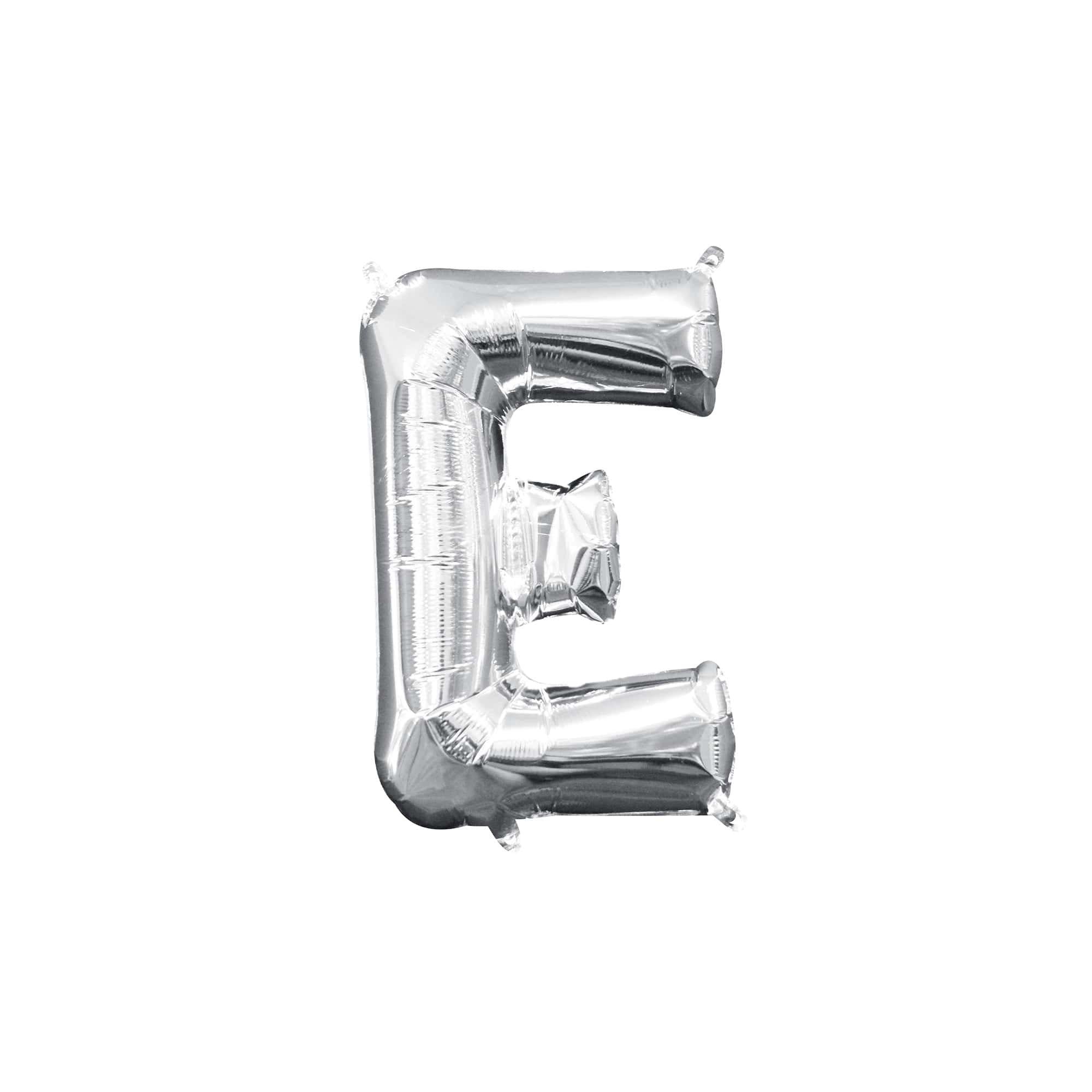 13in Air-Filled Silver Letter (A-Z) Balloons - Image 24