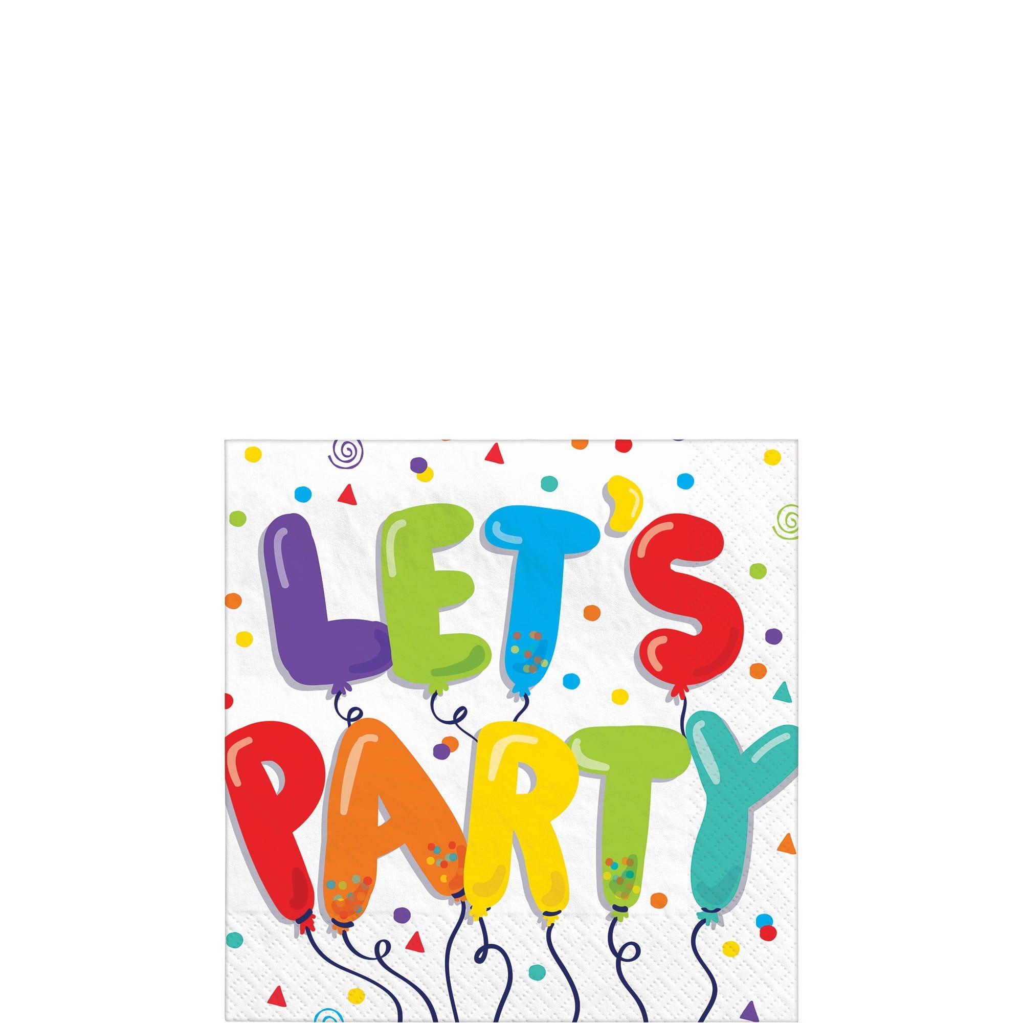 Birthday Balloons Napkins 36ct. Assorted Options - Image 2