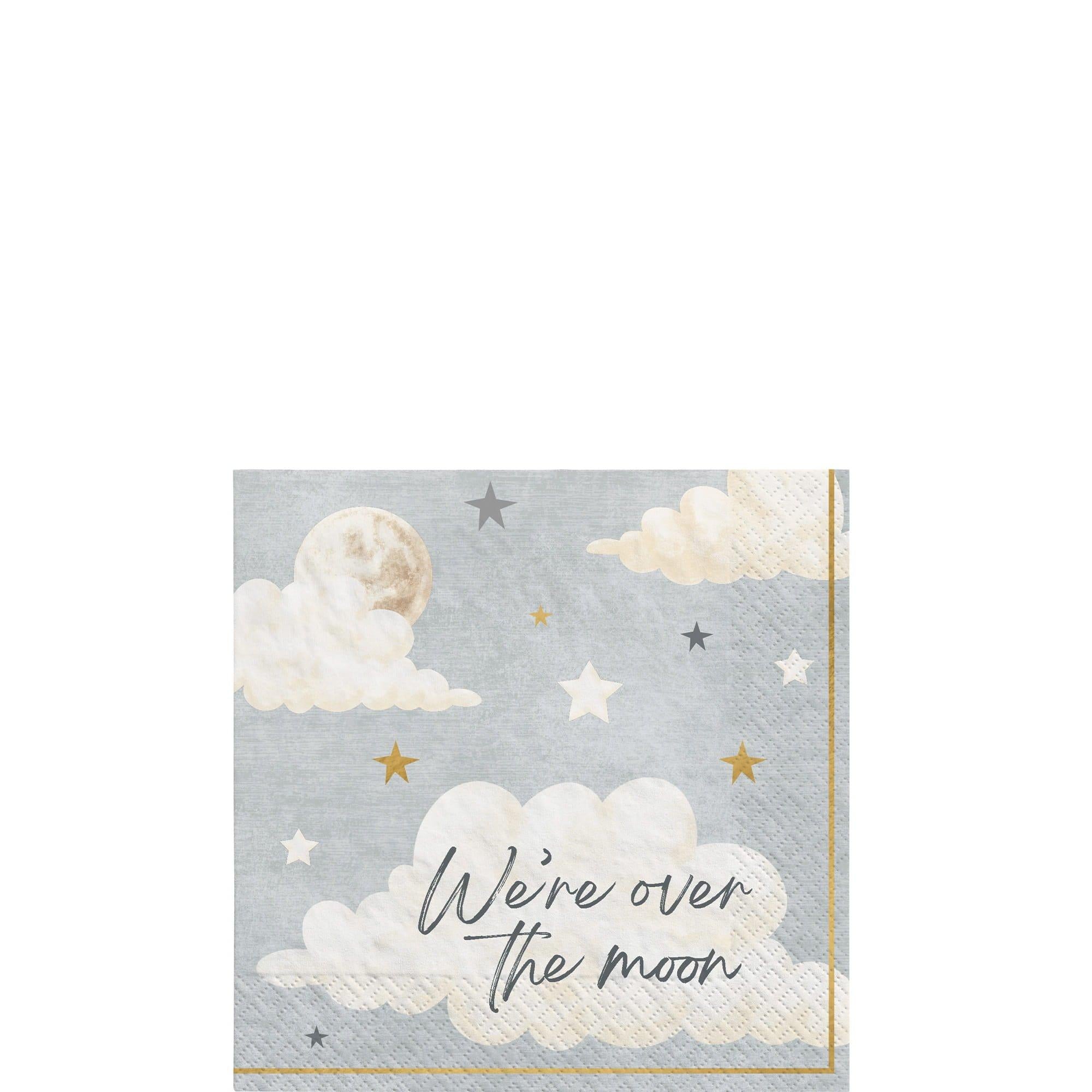 Over the Moon Paper Napkins. 16ct. Assorted Options - Image 4