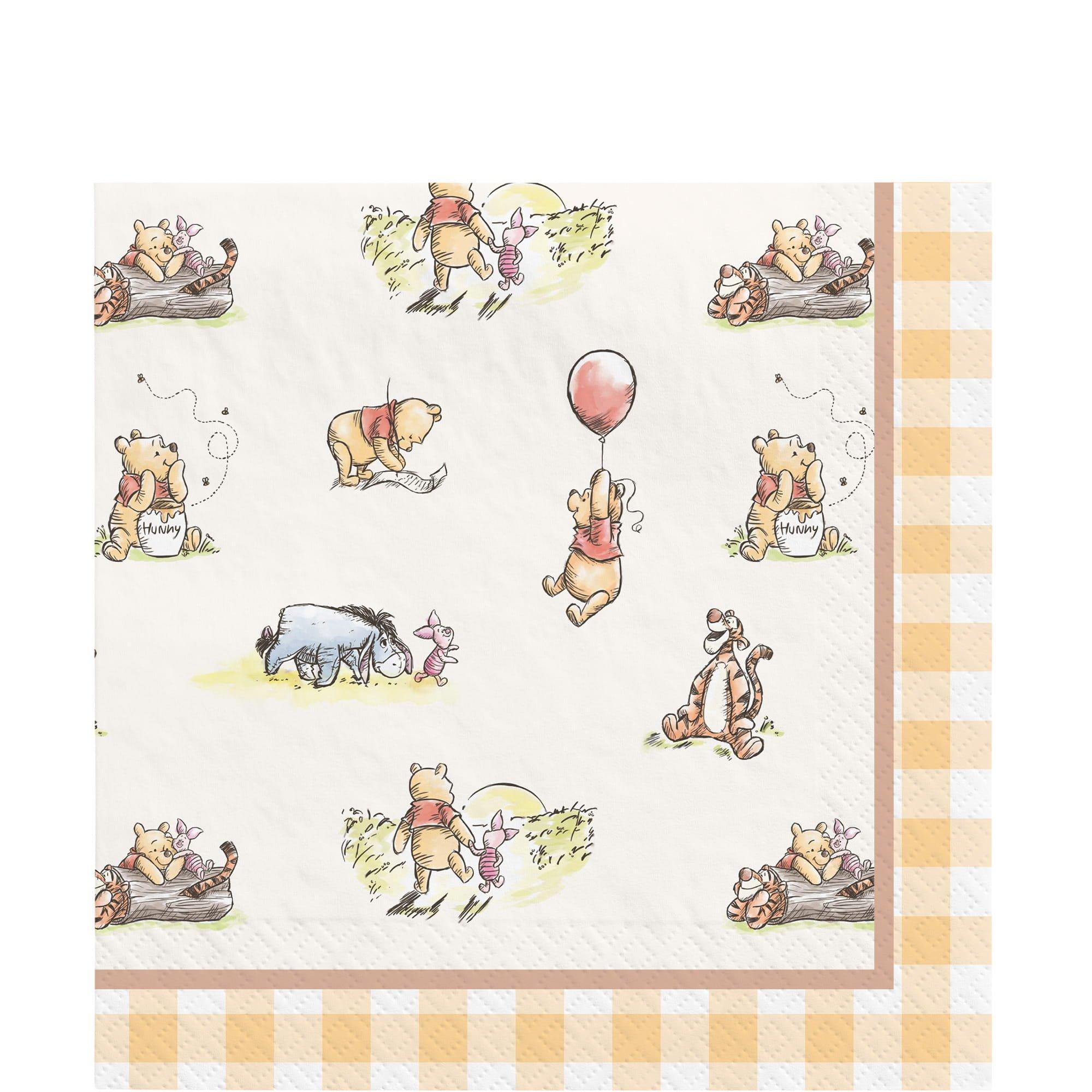 Winnie the Pooh Lunch Napkins. 16ct