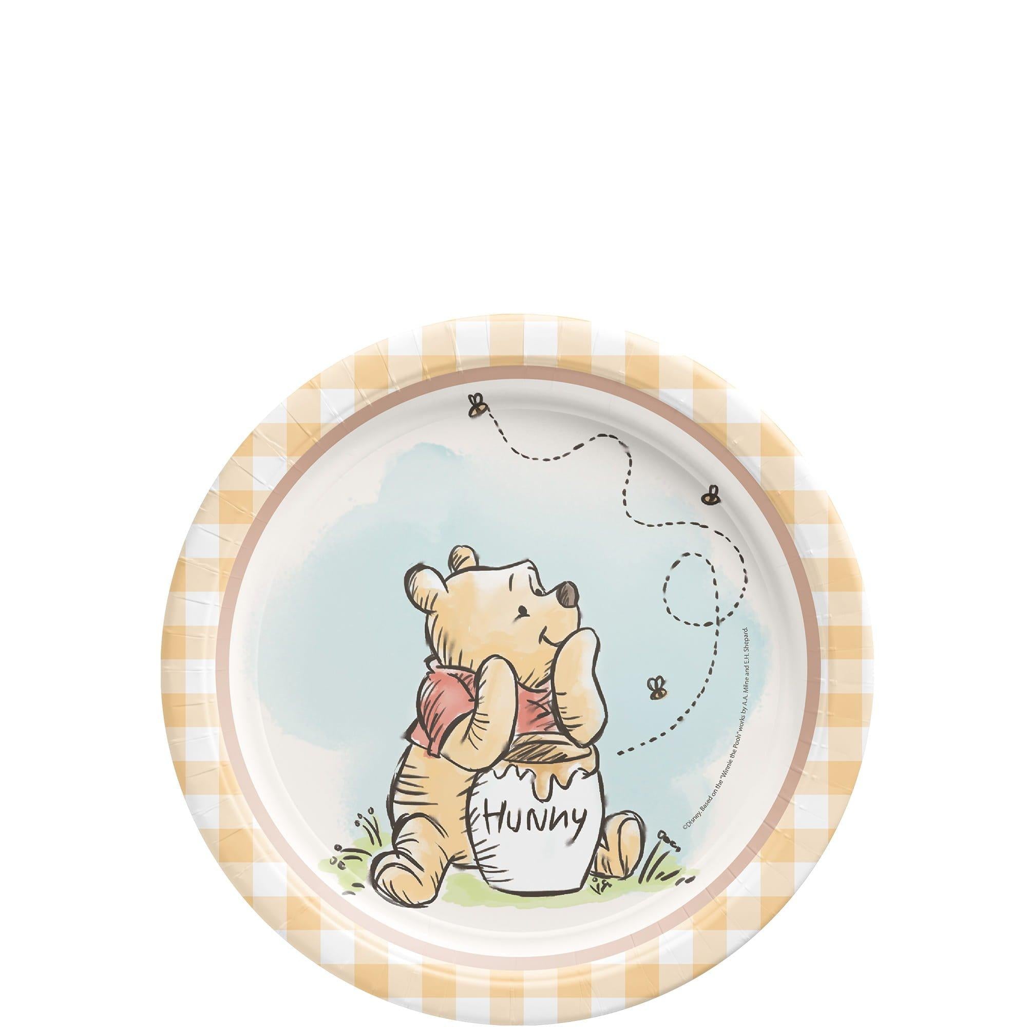 Winnie the Pooh Paper Dessert Plate. 8ct. Assorted Options - Image 3