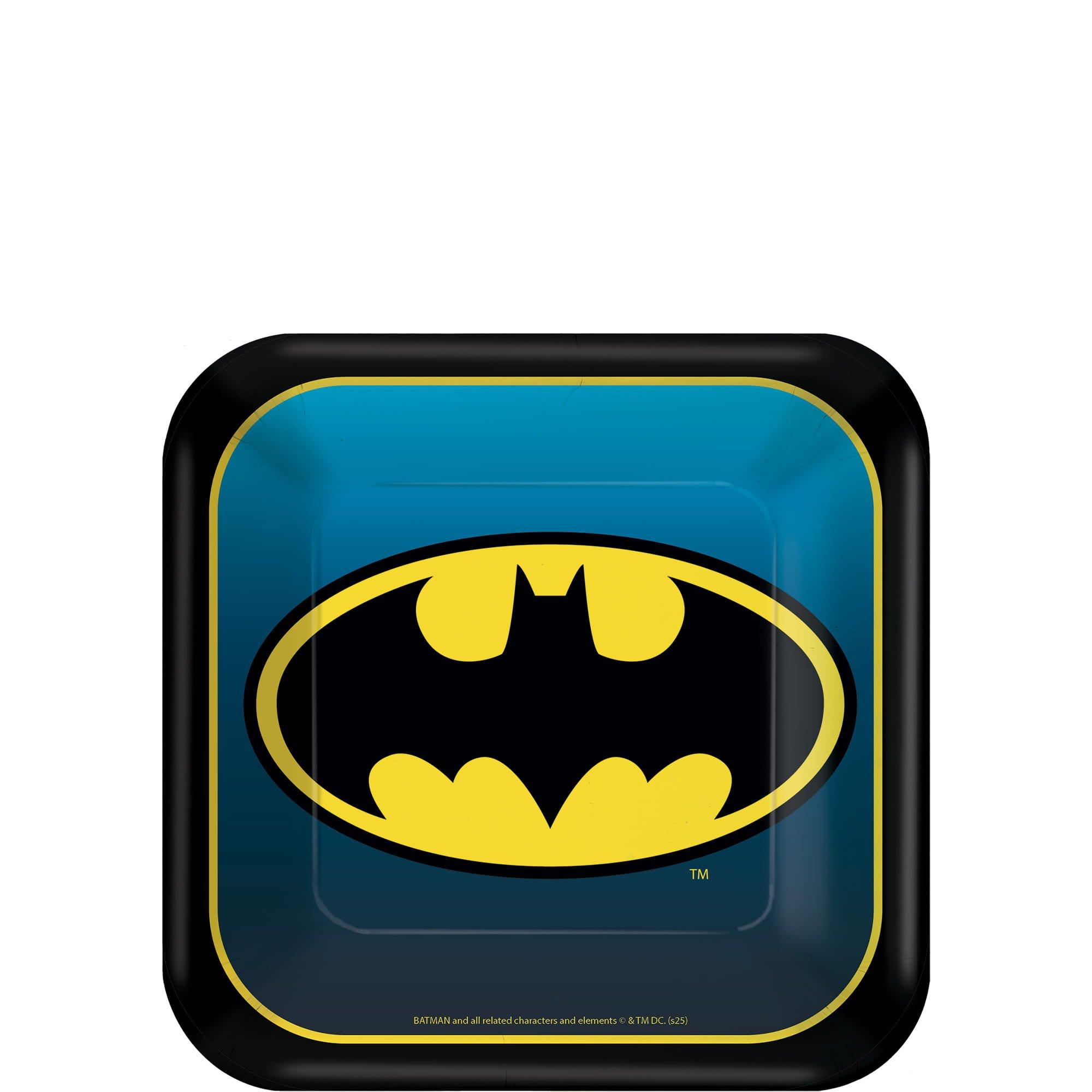 Batman Gotham Paper Dessert Plate. 8ct. Assorted Options