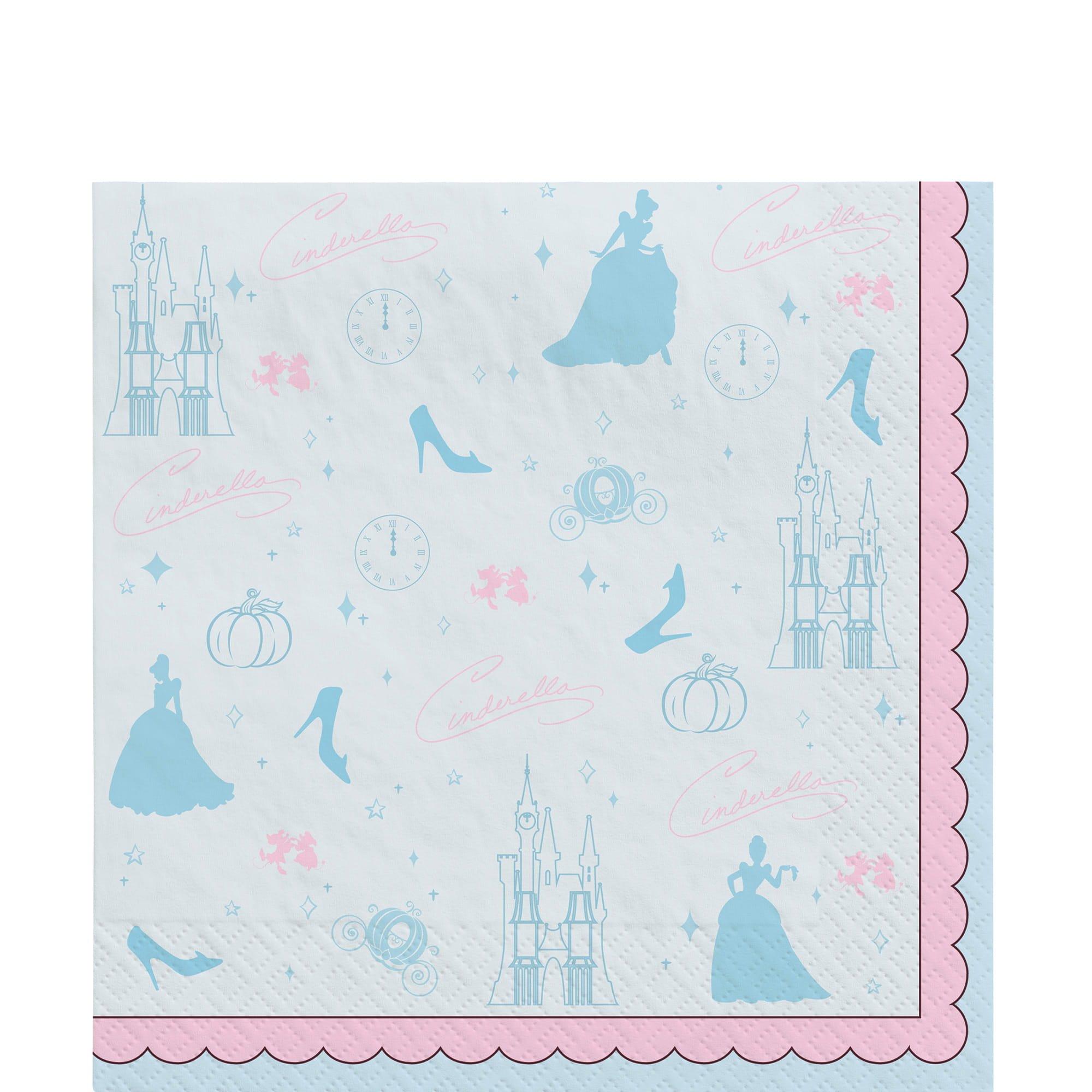 Disney Cinderella Once Upon A Time Lunch Napkins. 16ct. Assorted Options - Image 2