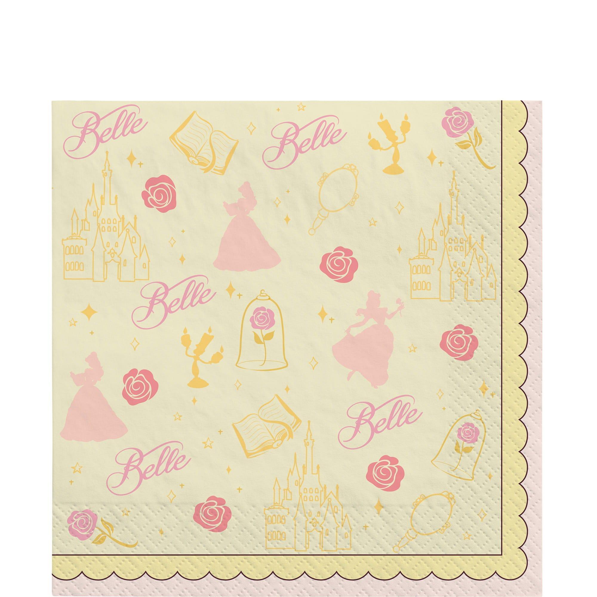 Disney Belle Once Upon A Time Lunch Napkins. 16ct. Assorted Options - Image 2