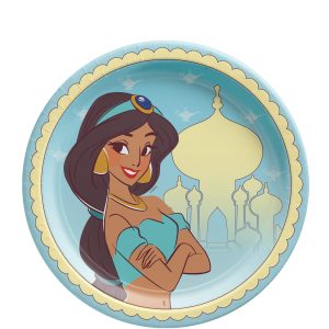 Disney Jasmine Once Upon A Time Paper Lunch Plate. 8ct. Assorted Options