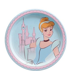 Disney Cinderella Once Upon A Time Paper Lunch Plate. 8ct. Assorted Options