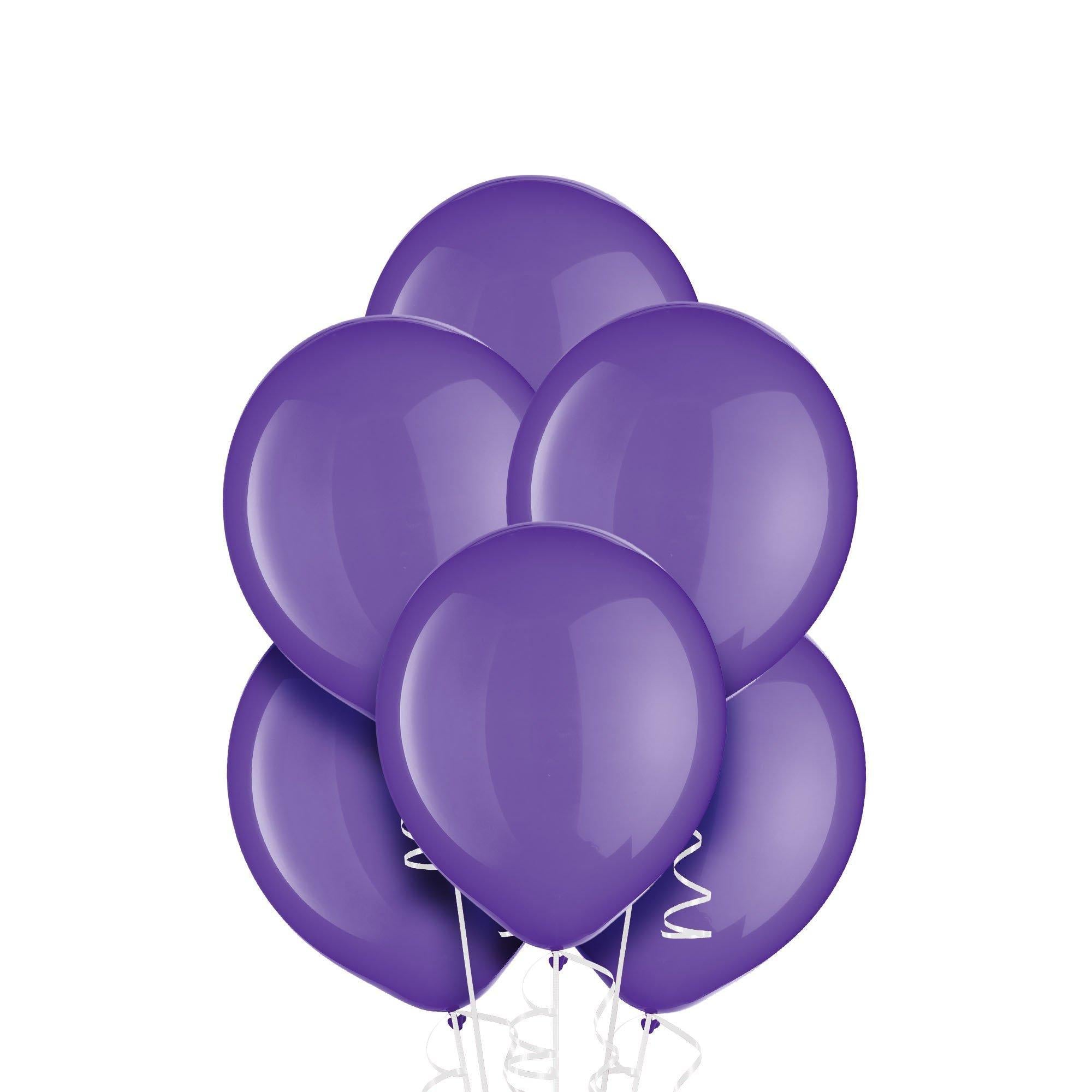 Purple Latex Balloons. Assorted Options - Image 2