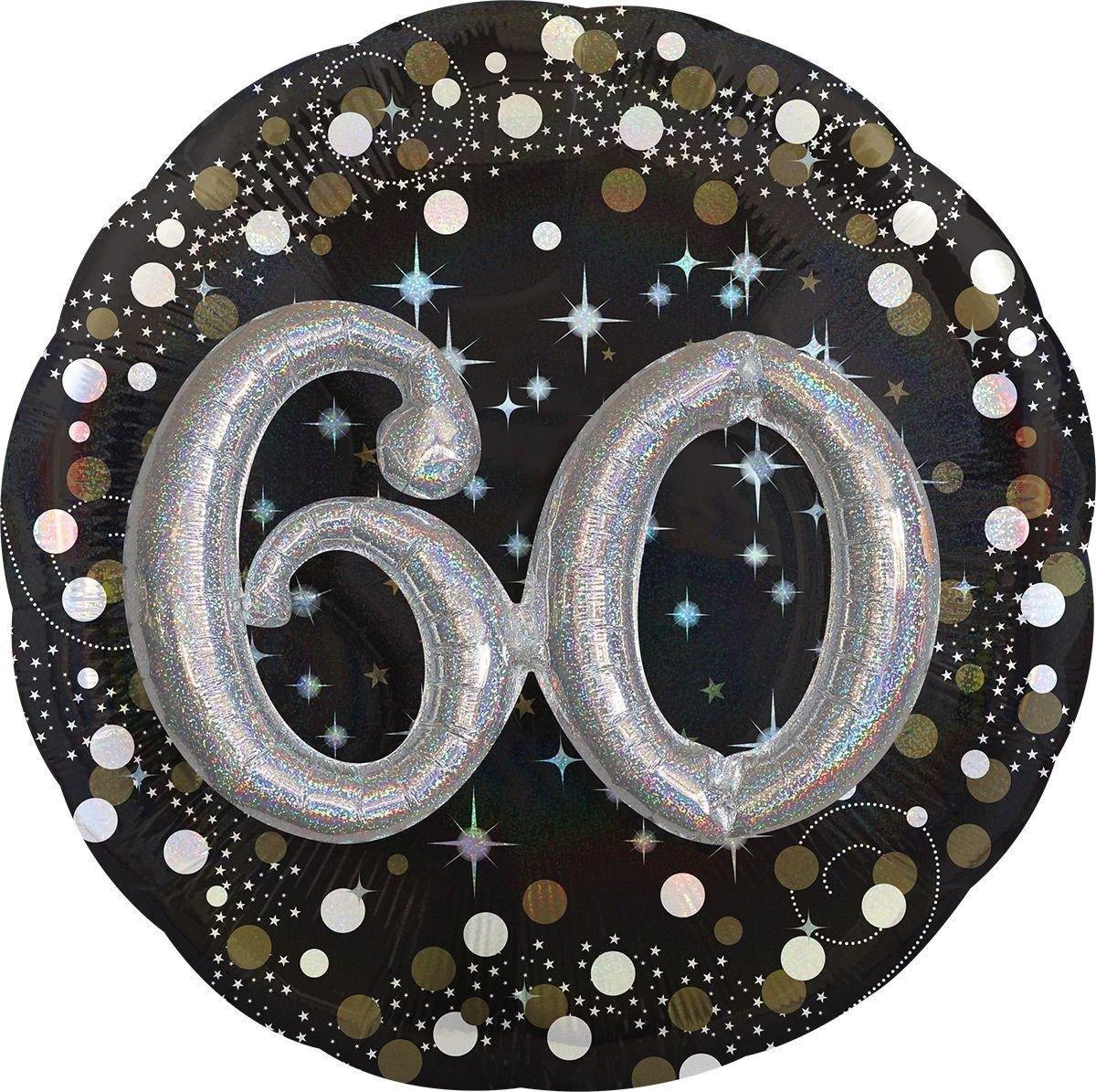 Birthday Balloon 32in - 3D Sparkling Celebration. Ages 18. 30. 70. 80 - Image 4