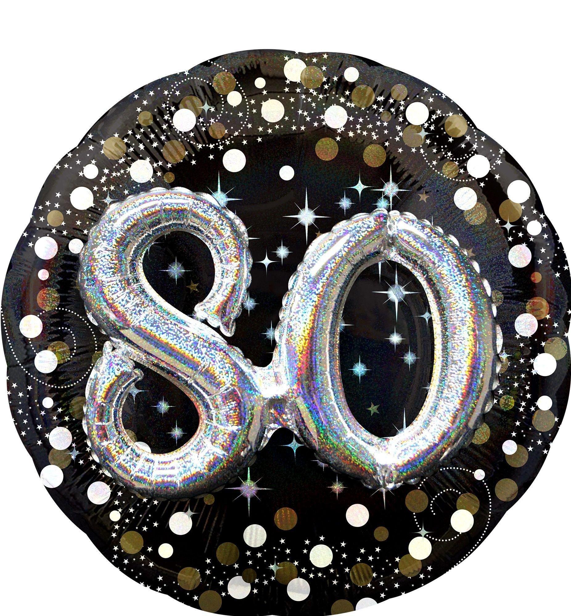 Birthday Balloon 32in - 3D Sparkling Celebration. Ages 18. 30. 70. 80 - Image 7