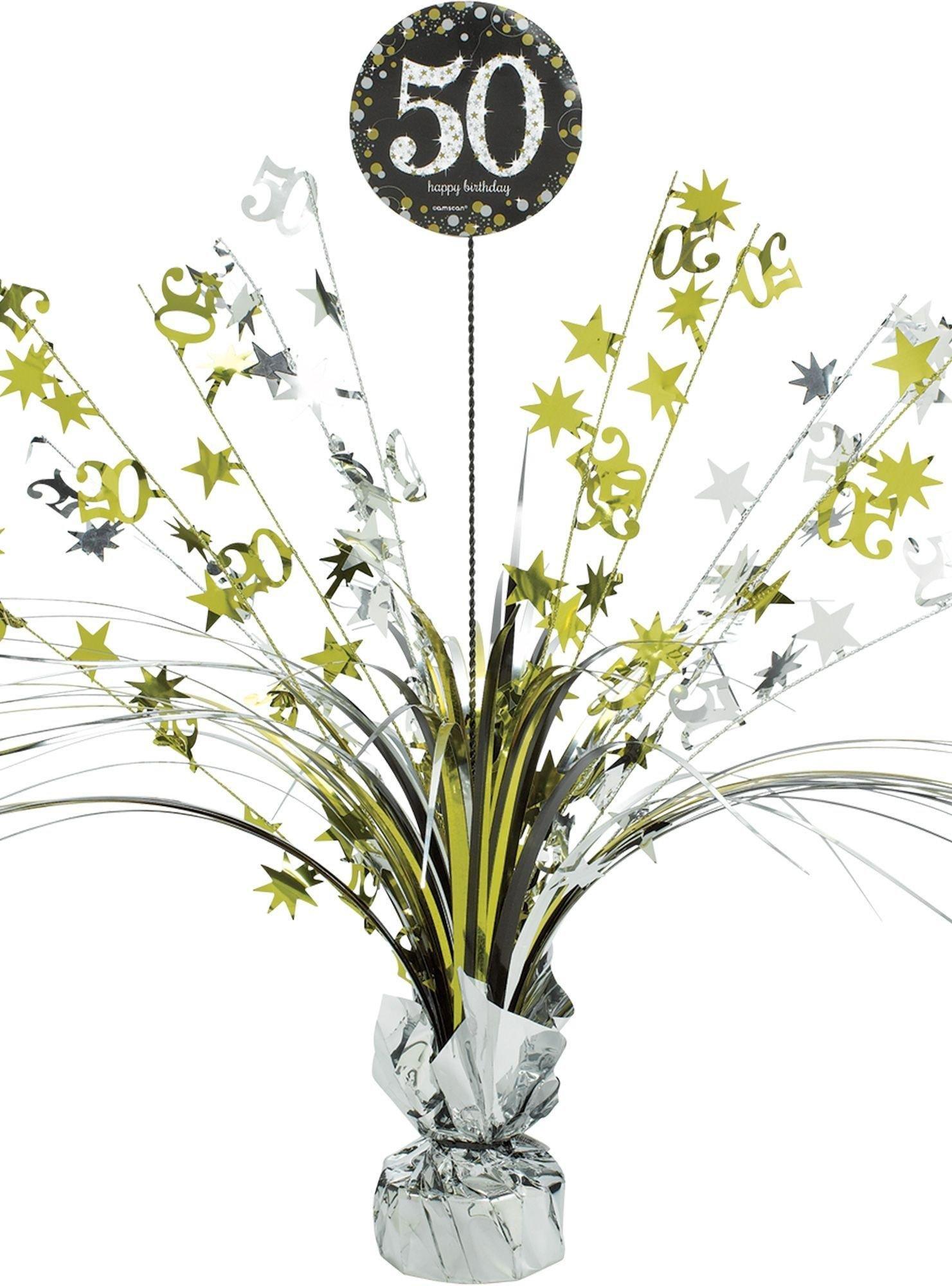 Milestone Birthday Spray Centerpiece - Sparkling Celebration. Ages 30. 40. 50. 60. 70. 80 - Image 5