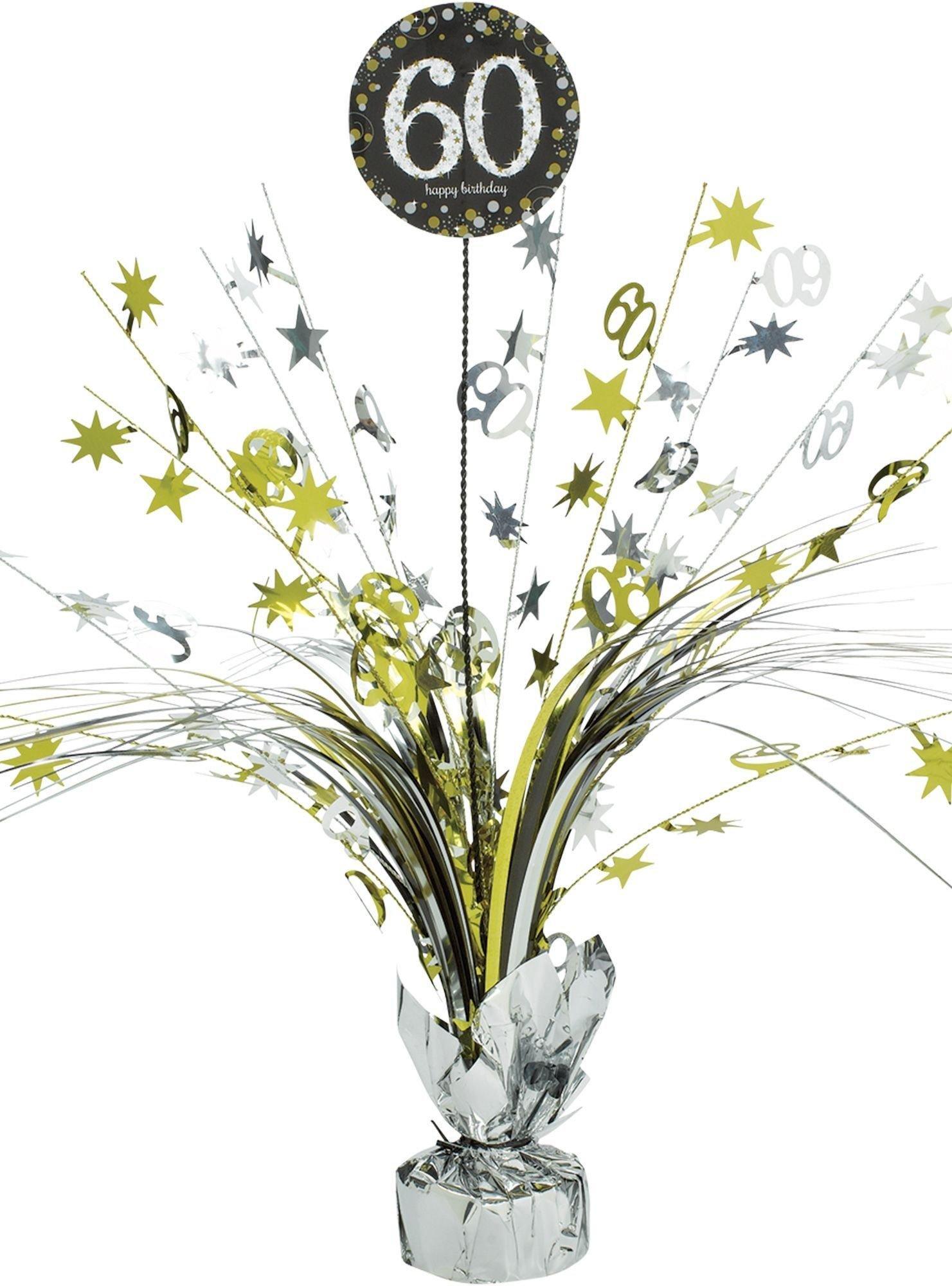 Milestone Birthday Spray Centerpiece - Sparkling Celebration. Ages 30. 40. 50. 60. 70. 80 - Image 6