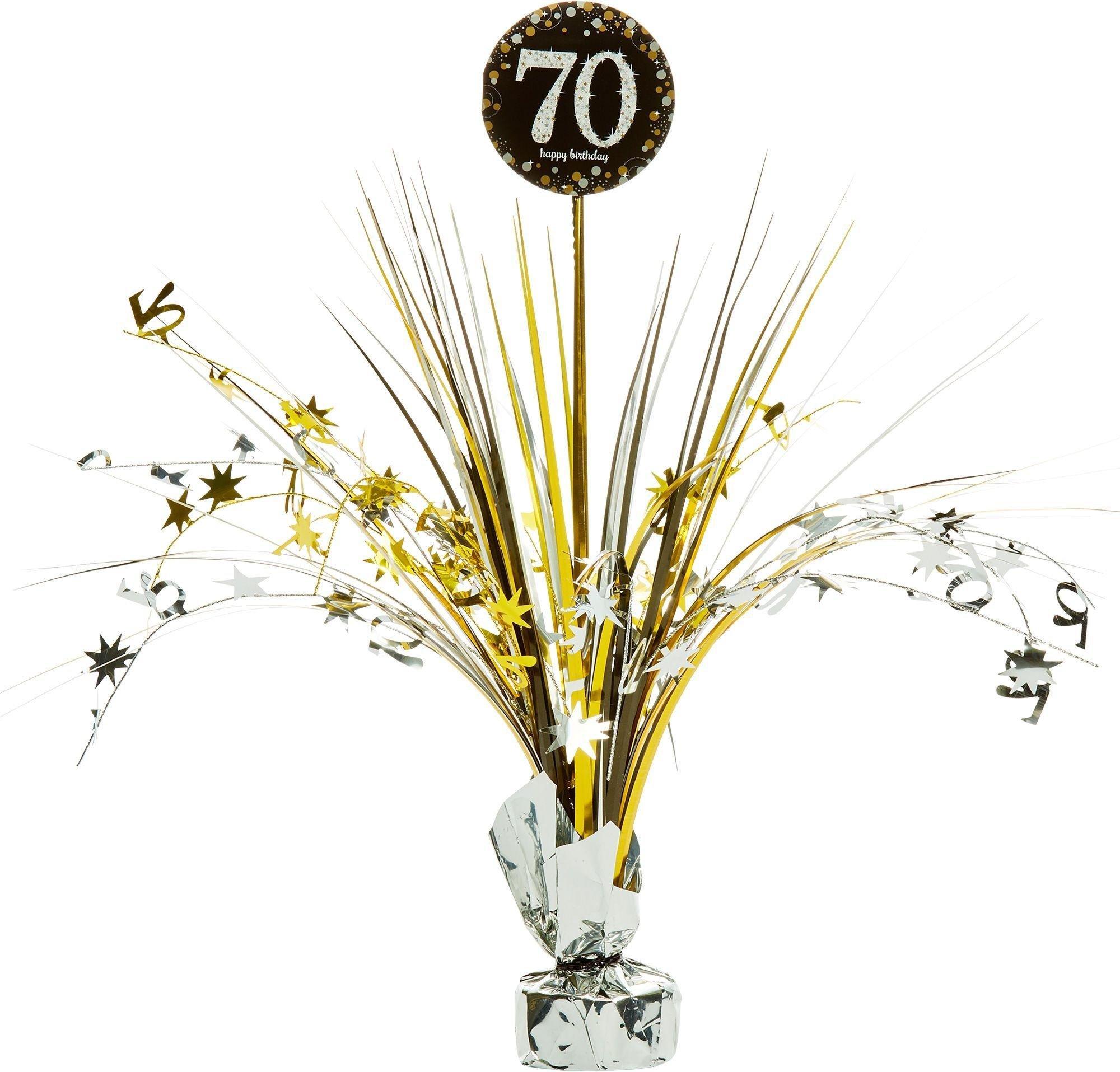 Milestone Birthday Spray Centerpiece - Sparkling Celebration. Ages 30. 40. 50. 60. 70. 80 - Image 7