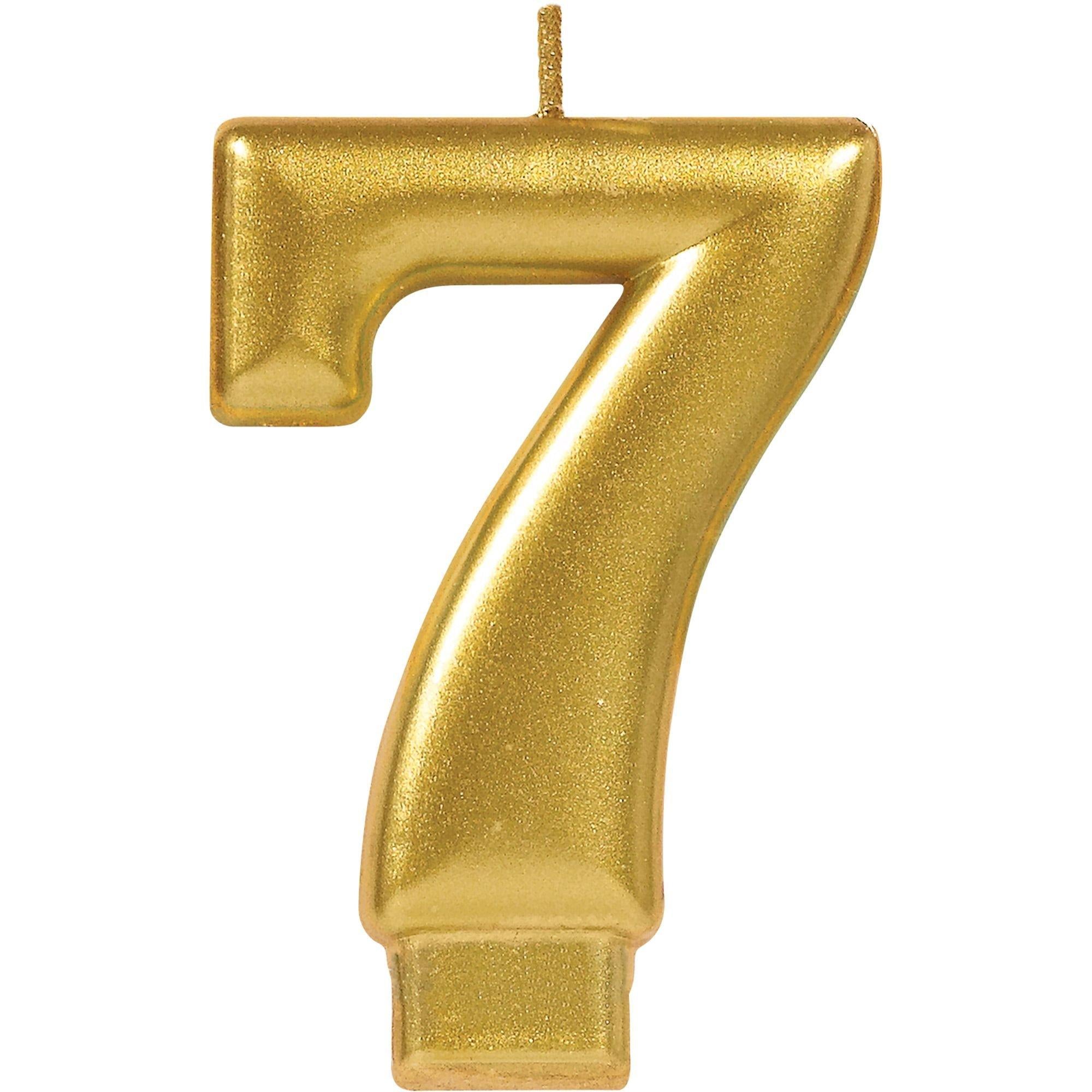 Gold Number (0-9) Birthday Candle - Image 9