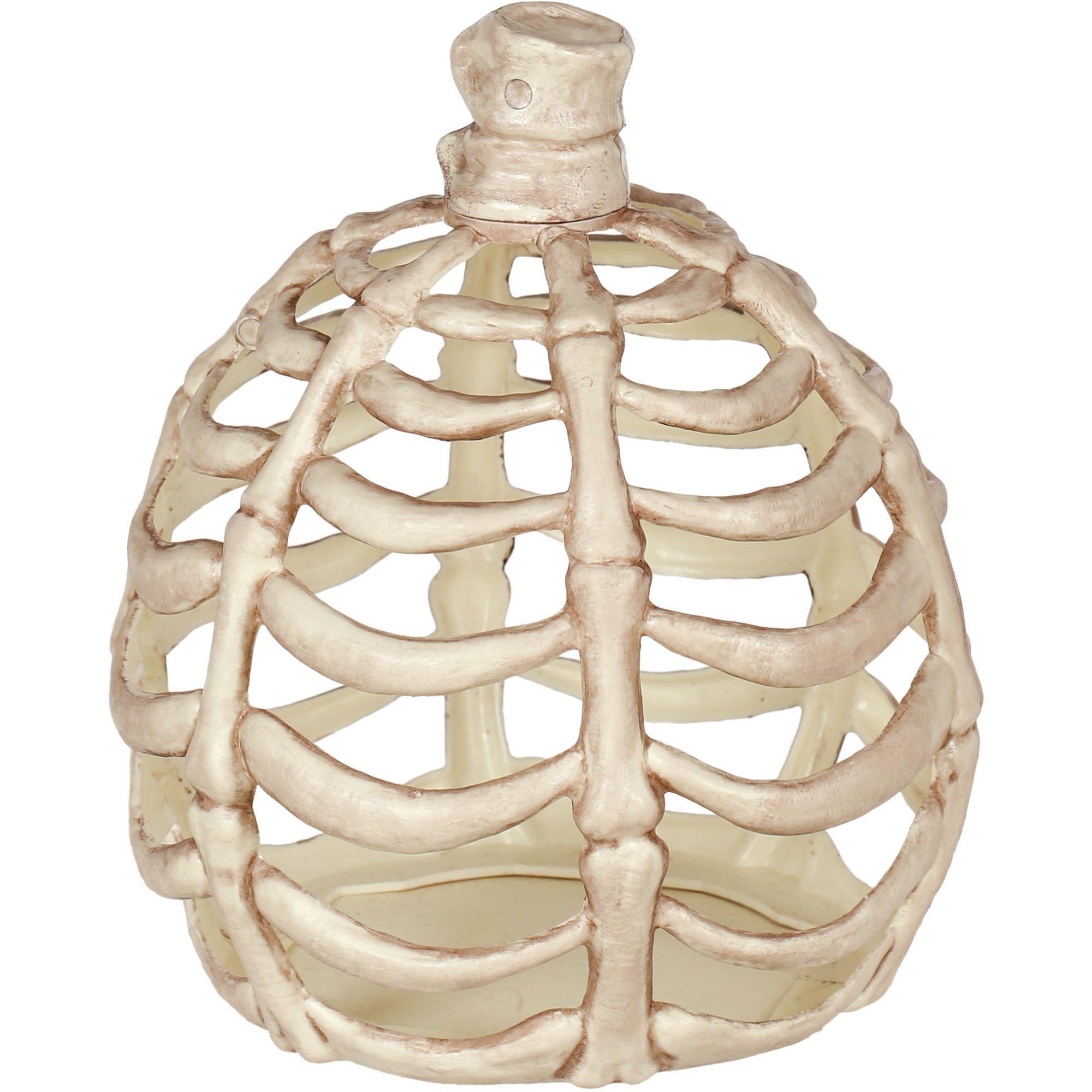 Bone Plastic Pumpkin. Sizes 6in and 11in