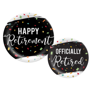 Officially Retired Paper Plate. 8ct. Assorted Options