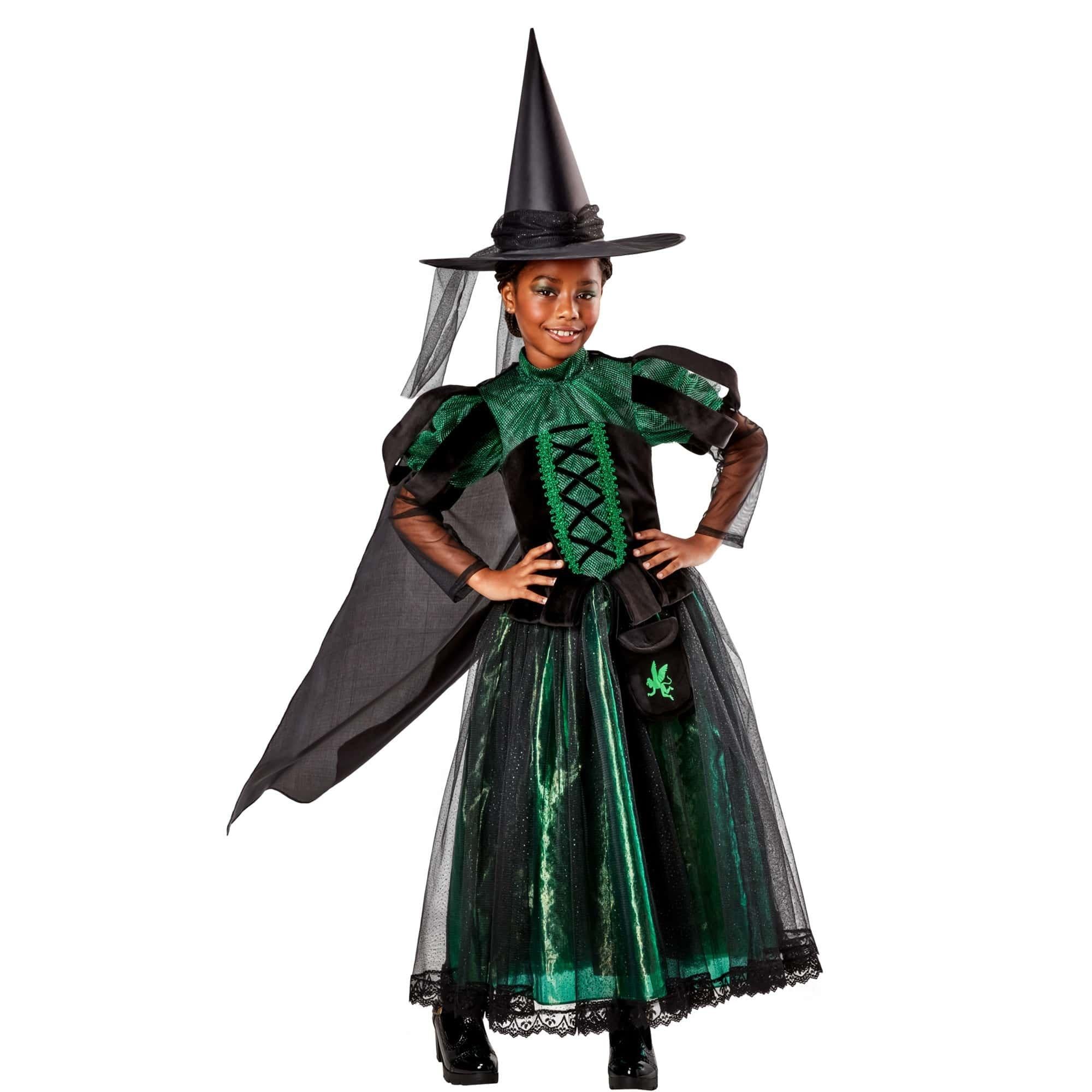 Girls' The Wizard of Oz Wicked Witch Costume - Deluxe - Image 2