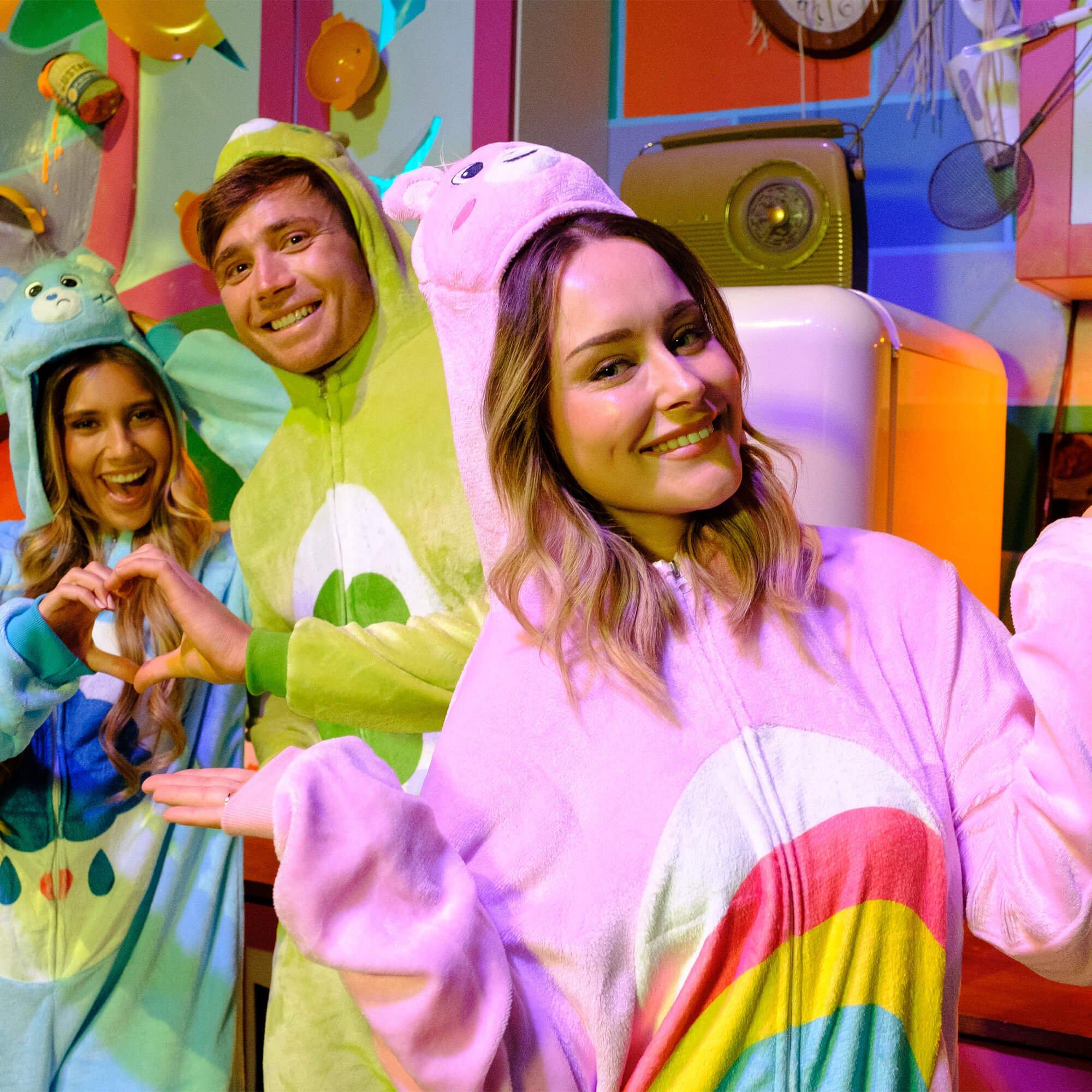 Adult Care Bears Cheer Bear Costume - Image 3