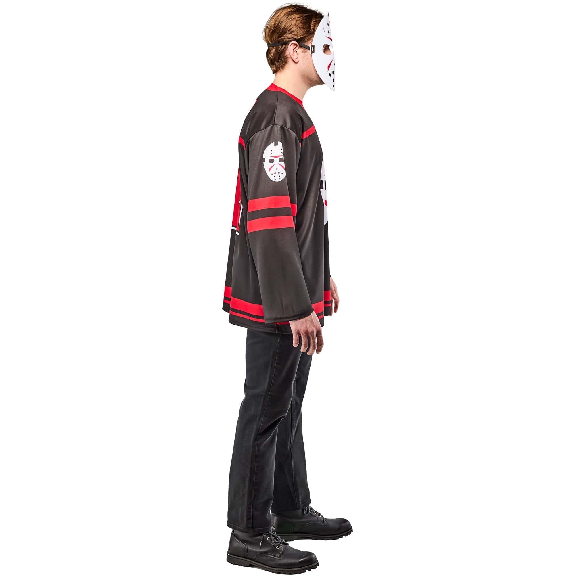 Men's Friday the 13th Jason Voorhees Costume Top with Mask - Image 3