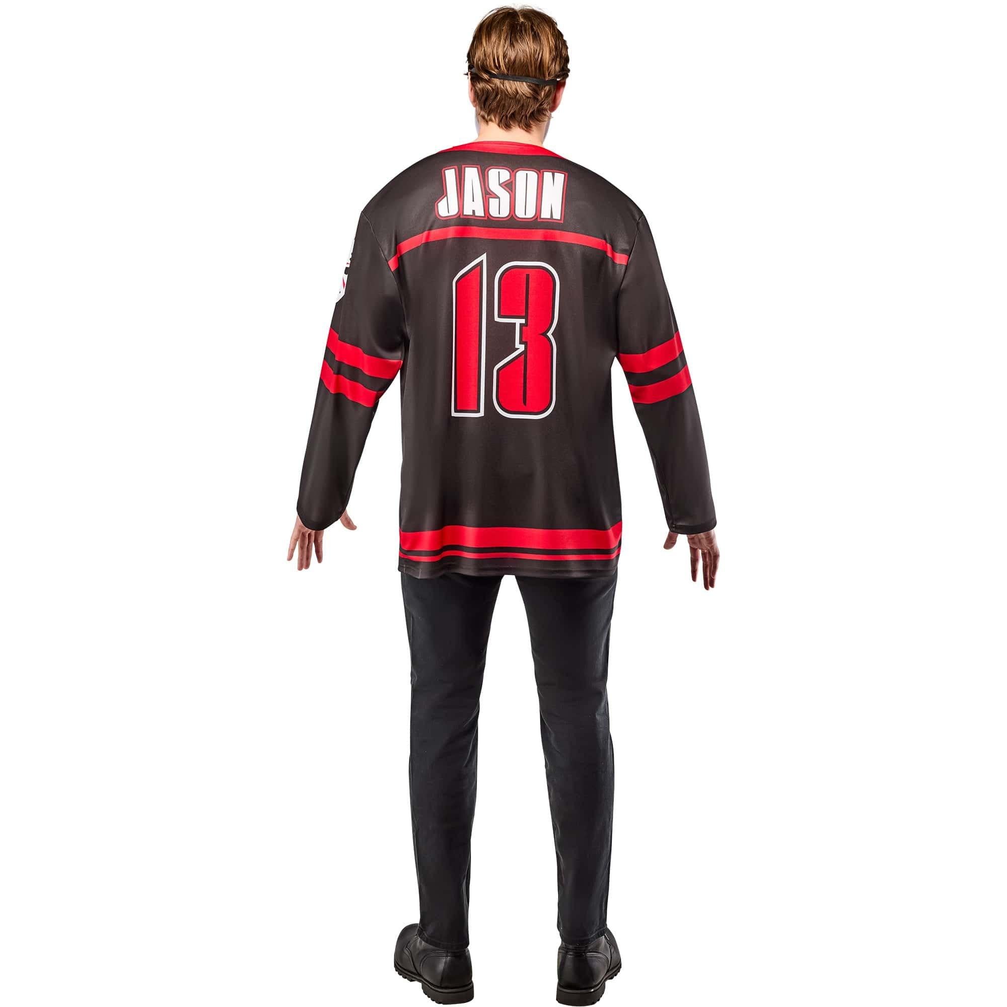 Men's Friday the 13th Jason Voorhees Costume Top with Mask - Image 4