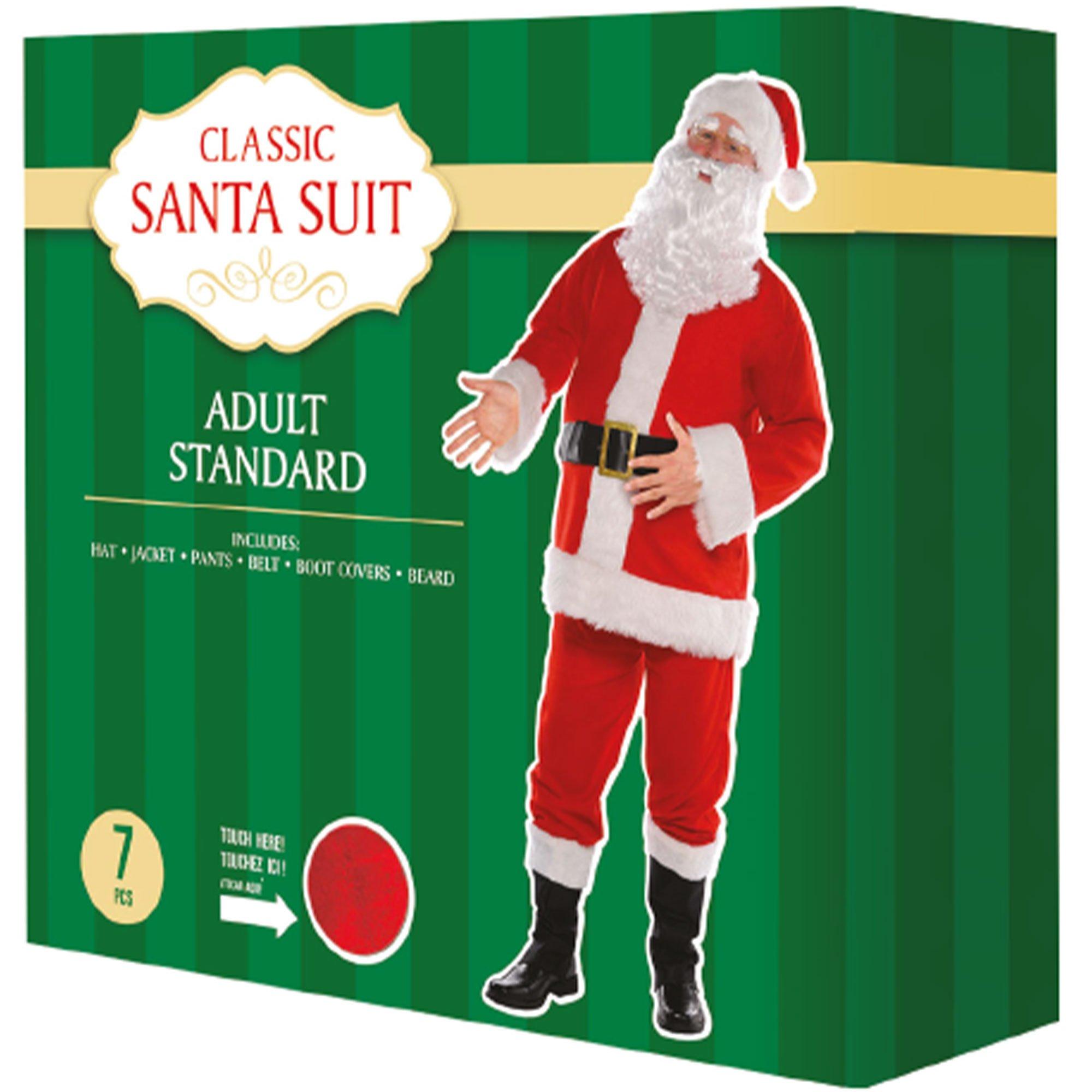 Adult Classic Santa Suit. 7pc - Image 4