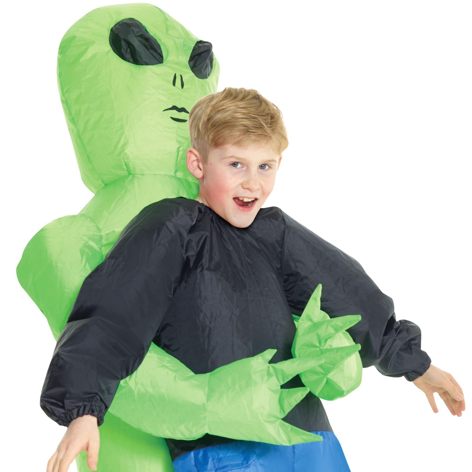 Kids' Inflatable Alien Pick-Me-Up Costume - Image 3