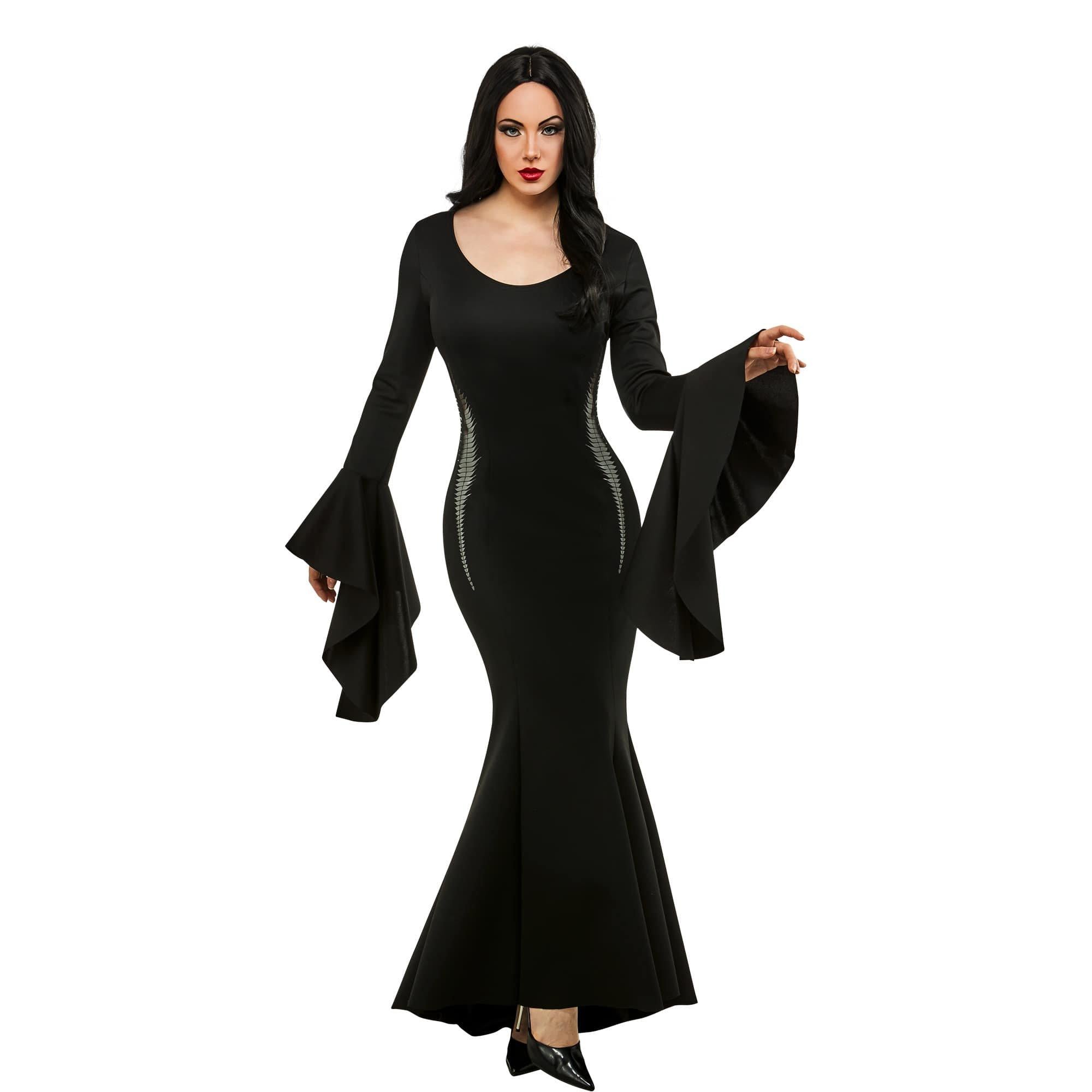 Women's Wednesday Morticia Addams Costume - Image 4