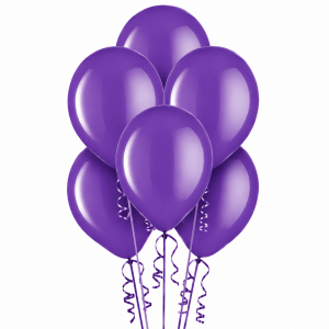 Purple Latex Balloons. 11in. 15ct