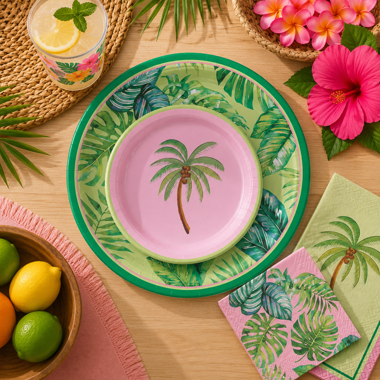 Royal Palm Lunch Napkins. 16ct - Image 3