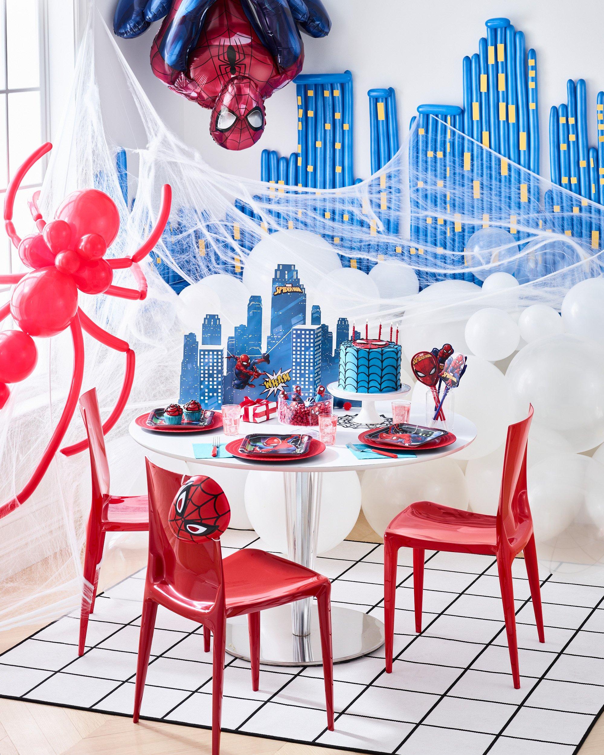 6ct. Spider-Man Webbed Wonder Latex Balloon Decorating Kit - Image 3