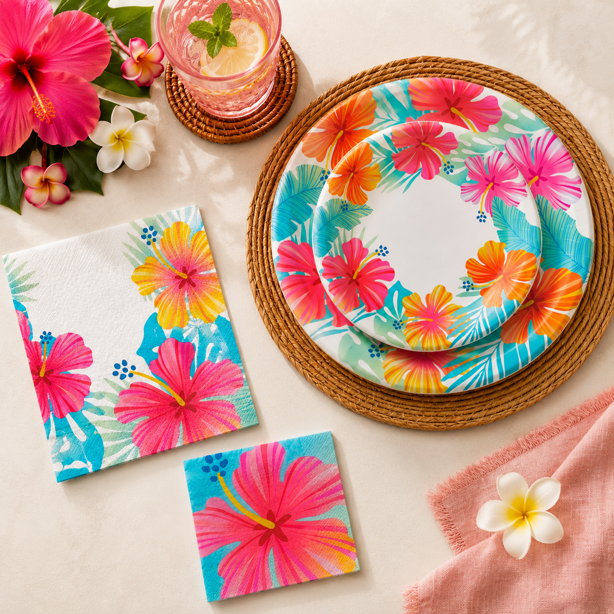 Summer Dream Beverage Napkins. 16ct - Image 3